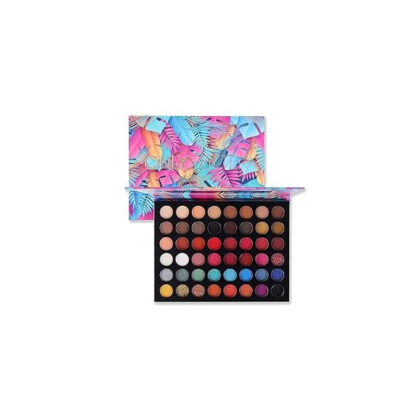 Eyeshadow Palette Glitter 48 Colors Bright Colorful Shimmer Eye Shadow Makeup High Pigmented Metallic Color Powder Easy To Blend Rainbow Sparkle Pallet