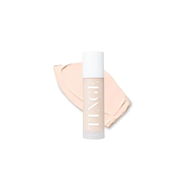 Tinge Tint Body Makeup, Lasts Up to 48 Hours, Medium Coverage Cream With Amino Acids, Hyaluronic Acid & Lysine, Semi Matte Finish, Water Transfer Resistant, 3.38 Fl Oz - Cool