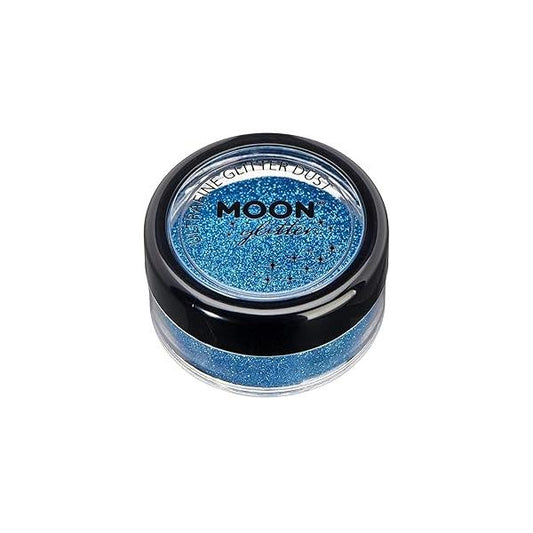 Classic Ultrafine Glitter Dust by Moon - 100% Cosmetic for Face, Body, Nails, Hair and Lips - 5g Gold