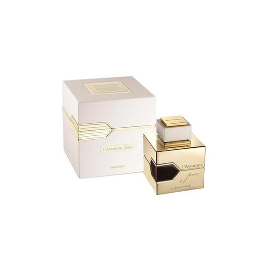 Al Haramain L'aventure Femme White - Arabian Perfume for Women Floral Fruity Fragrance Arabic Long Lasting Eau De Parfum Spray 3.3 oz EDP