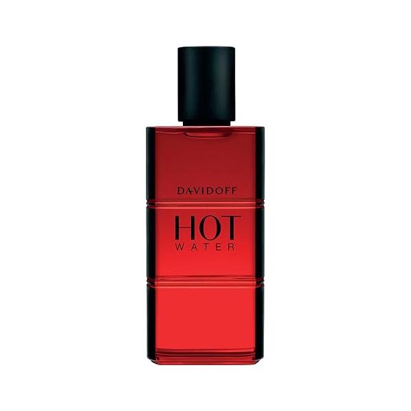 DAVIDOFF Hot Water Eau de Toilette - Ambery Men's Cologne With Notes of Basil, Paprika & Benzoin Luxury Perfumes for Men Long Lasting Fragrance