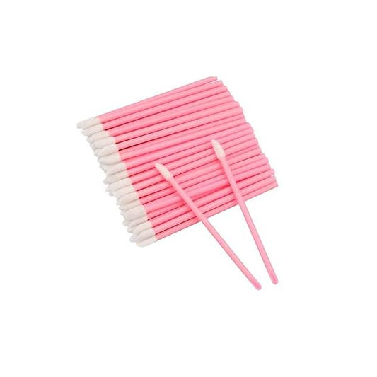 G2PLUS 100PCS Lip Gloss Applicators, Disposable Brushes Applicators Lipstick Wands Applicator Perfect Makeup Tool Kits (Nylon Black)