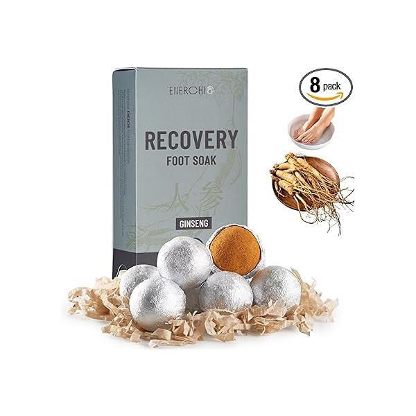 Ginseng Energy Boost Foot Soak - Tired Feet Relief, Immune Boost, Athletes Foot,Post-Workout Recovery, Promote Metabolism Refreshing Spa Chinese Herbal Medicine