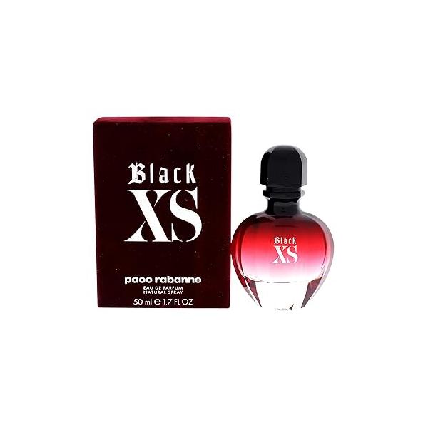 Paco Rabanne Black Xs Fragrance For Women - Floral, Woody, Musk Notes Of Cranberry, Violet And Vanilla Exudes Sophistication Recommended Daytime Wear Edp Spray 2.7 Oz