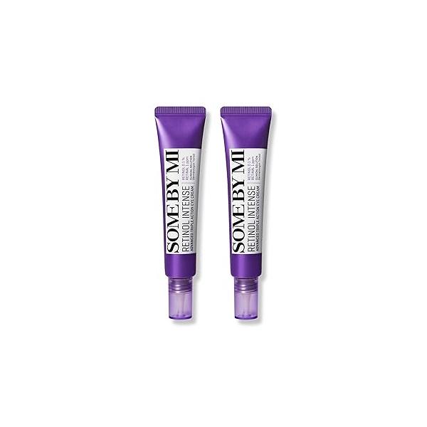 SOME BY MI Retinol Intense Advanced Triple Action Eye Cream - 1.01Oz, 30ml Korean Under Anti Aging for Fine Lines Brightens Dark Circles & Smooths Skin Texture Care