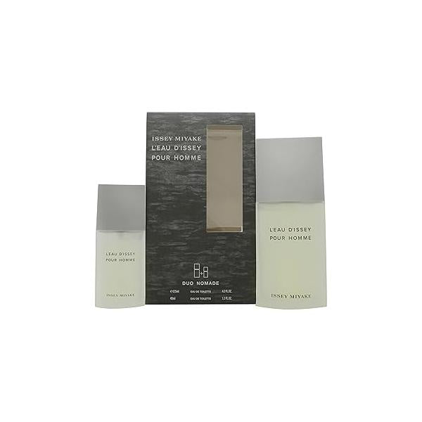 Issey Miyake L'Eau D'Issey for Men 2 Piece Gift Set (4.2 Ounce Eau de Toilette Spray + 1.3 Spray)