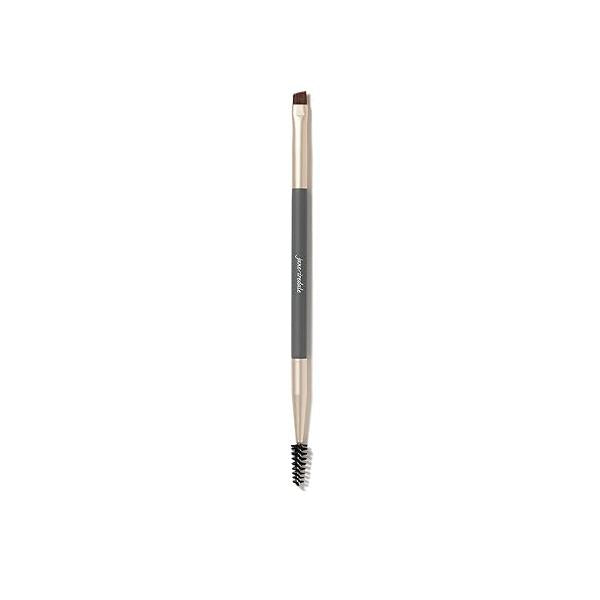 jane iredale Eye & Brow Brush, Ultra-Small, Dual-Ended Cosmetic Brush Spoolie Grooms and Seamlessly Applies Makeup, Vegan, Cruelty Free