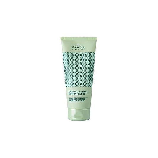 Strengthening CoWash Scrub with Spirulina, Cleansing and Exfoliating, Plant Microgranules of Hazelnuts Almonds, for Gentle Frequent Washes, Oat Ginseng, 200 ml.
