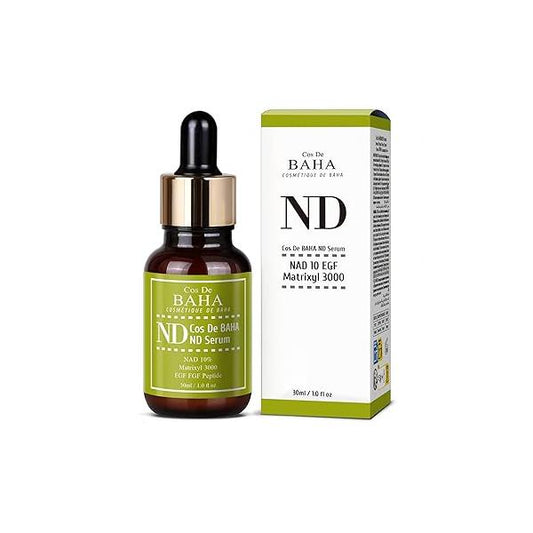 NAD+ Radiance Serum with Peptide Complex, Madecassoside & Adenosine for Hydrated, Refreshed Skin,1 Fl Oz (30ml)