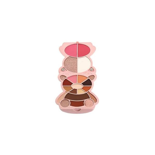 KimChi Chic Teddy Kim Palette - 17 Playful Eyeshadows, 2 Blushes, Highlighters, Cruelty Free Makeup Palette, Boyfriend Mint 1.09 oz