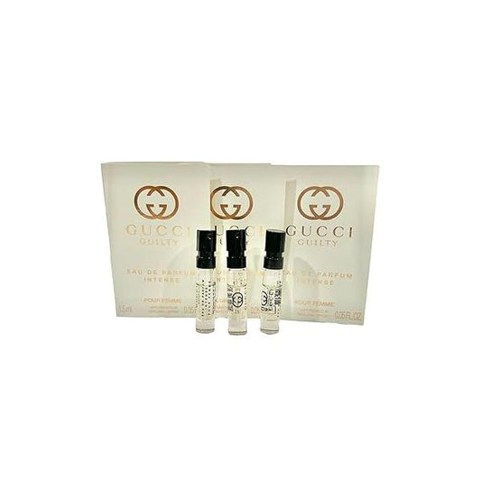 Gucci Guilty Intense Sample Perfume Women EDP Spray Pour Femme 1.5 ml / 0.05 oz - set of 3