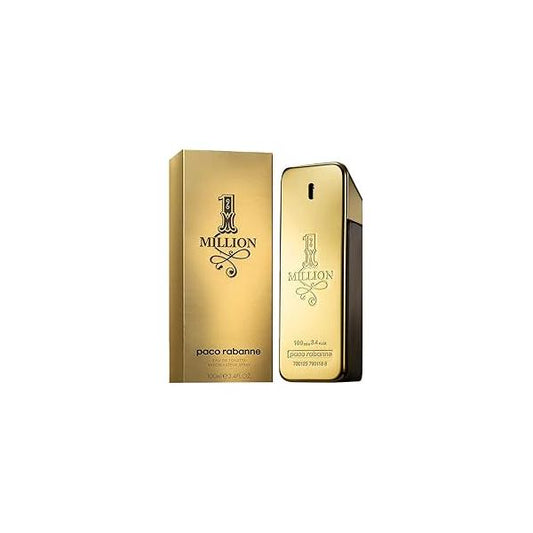 1 Million By Paco Rabanne For Men's Eau De Toilette TESTER 3.4 fl oz 100 ml