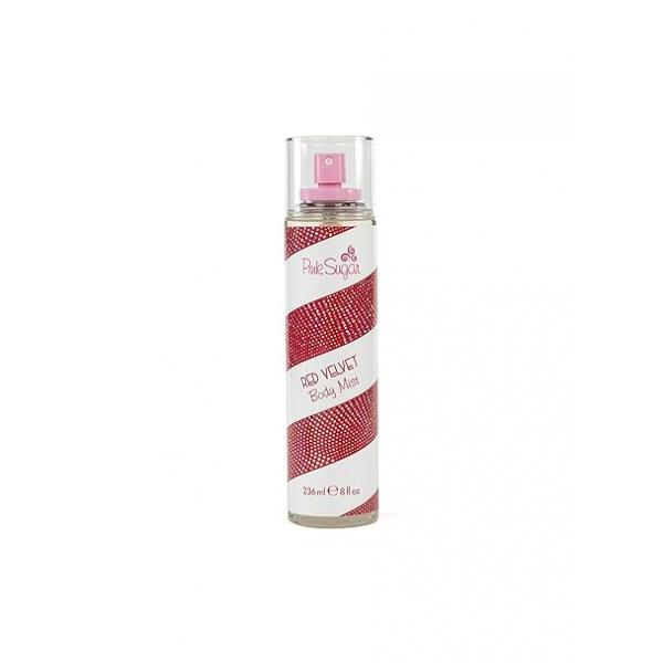 Pink Sugar Red Velvet Perfume for Women, Eau de Toilette, Body Mist, Sweet and Fruity Long-Lasting Scent, Notes of Floral, Strawberry, Caramel