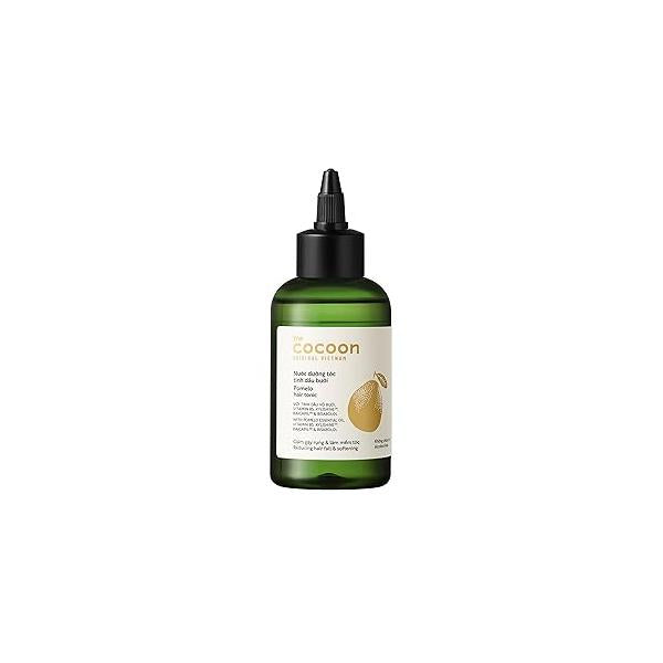 Cocoon Pomelo Oil Hair Tonic. 100% Vegan Scalp Serum Treatment for Thinning, Damaged & Breakage | Soften, Reduce Loss Promote Growth (4.73 fl oz Each) (3 Boxes)