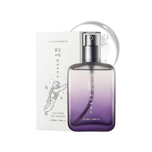 Star Shine Hair Essence - Frizz Control Nourishing Oil Serum for Damaged & Dry Smooths Ends Adds Nature Derived Argan Floral Musk Scent 3.38 fl.oz